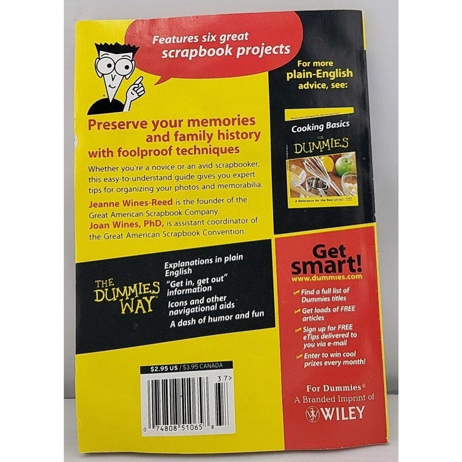 Scrapbooking For Dummies By Joan Wines And Jeanne Wines-Reed