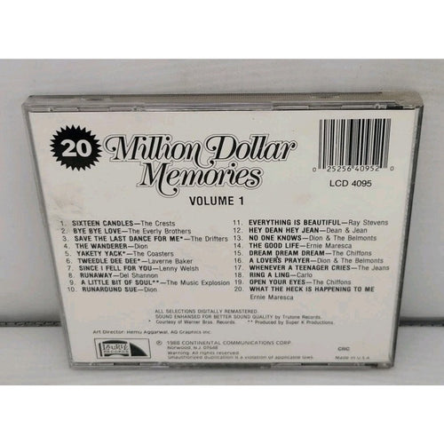 20 Million Dollar Memories CD Volume 1