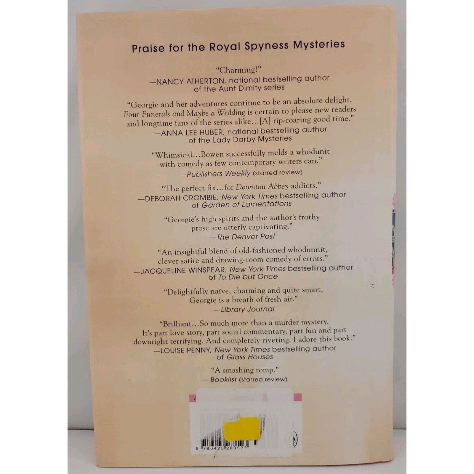 Four Funerals and Maybe a Wedding by Rhys Bowen Hardcover Book