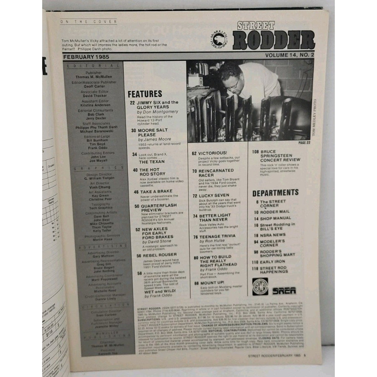 Street Rodder Magazine - February 1985 - Vol. 14 No. 2