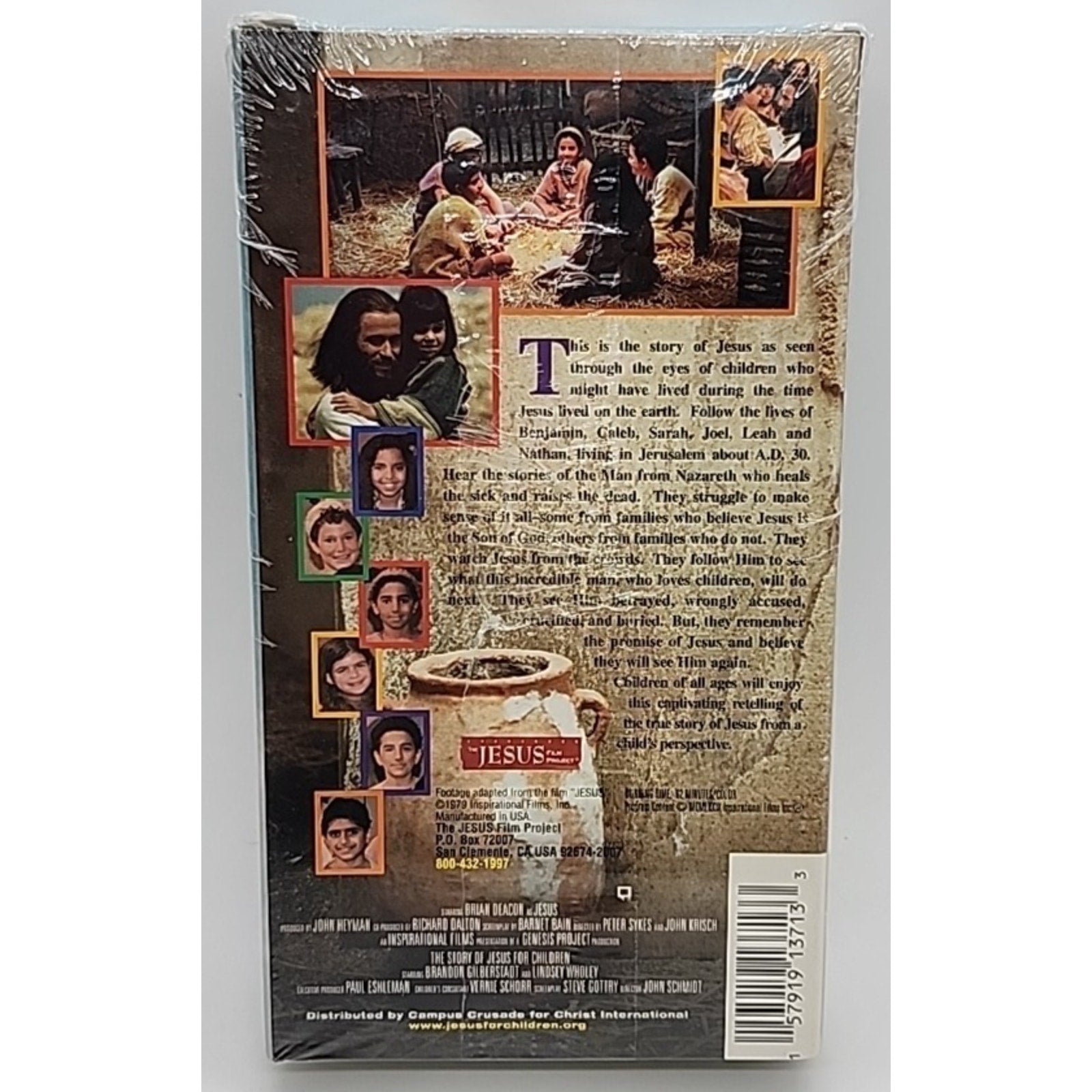 Story of Jesus for Children (VHS, 2000, Tapeworm Studios) *Brand New*