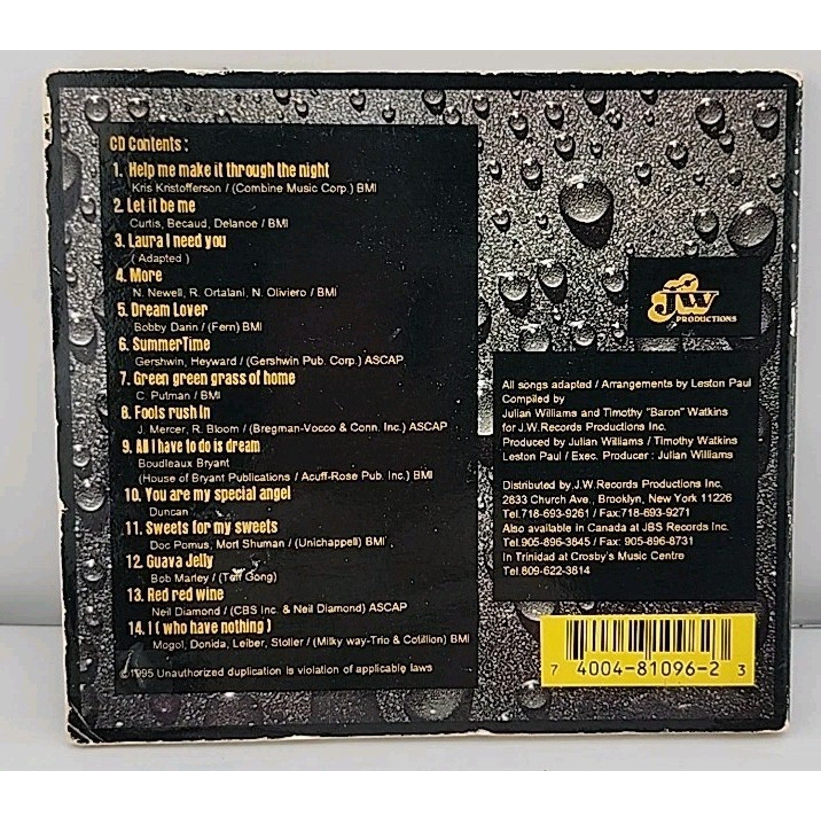 Baron - Ballads With A Caribbean Flavor - CD - Import