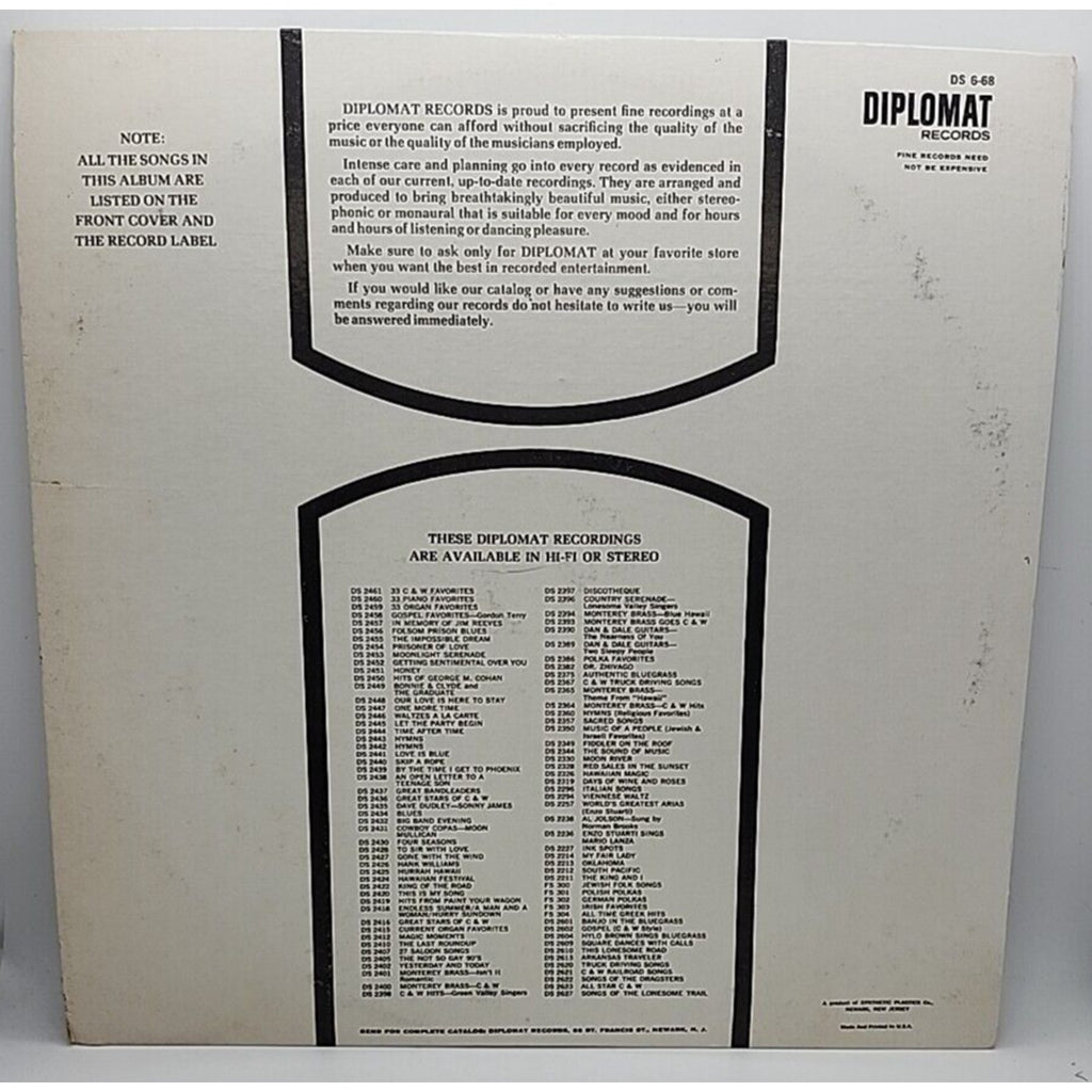 Cowboy Copas, Moon Mullican, Red Sovine by Diplomat Records DS 2431