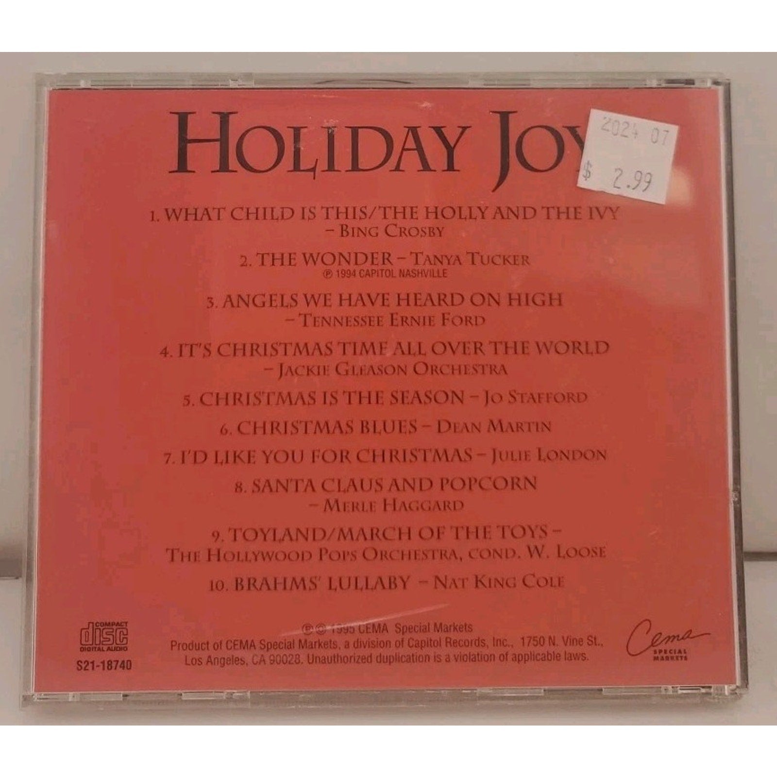 Holiday Joy CD
