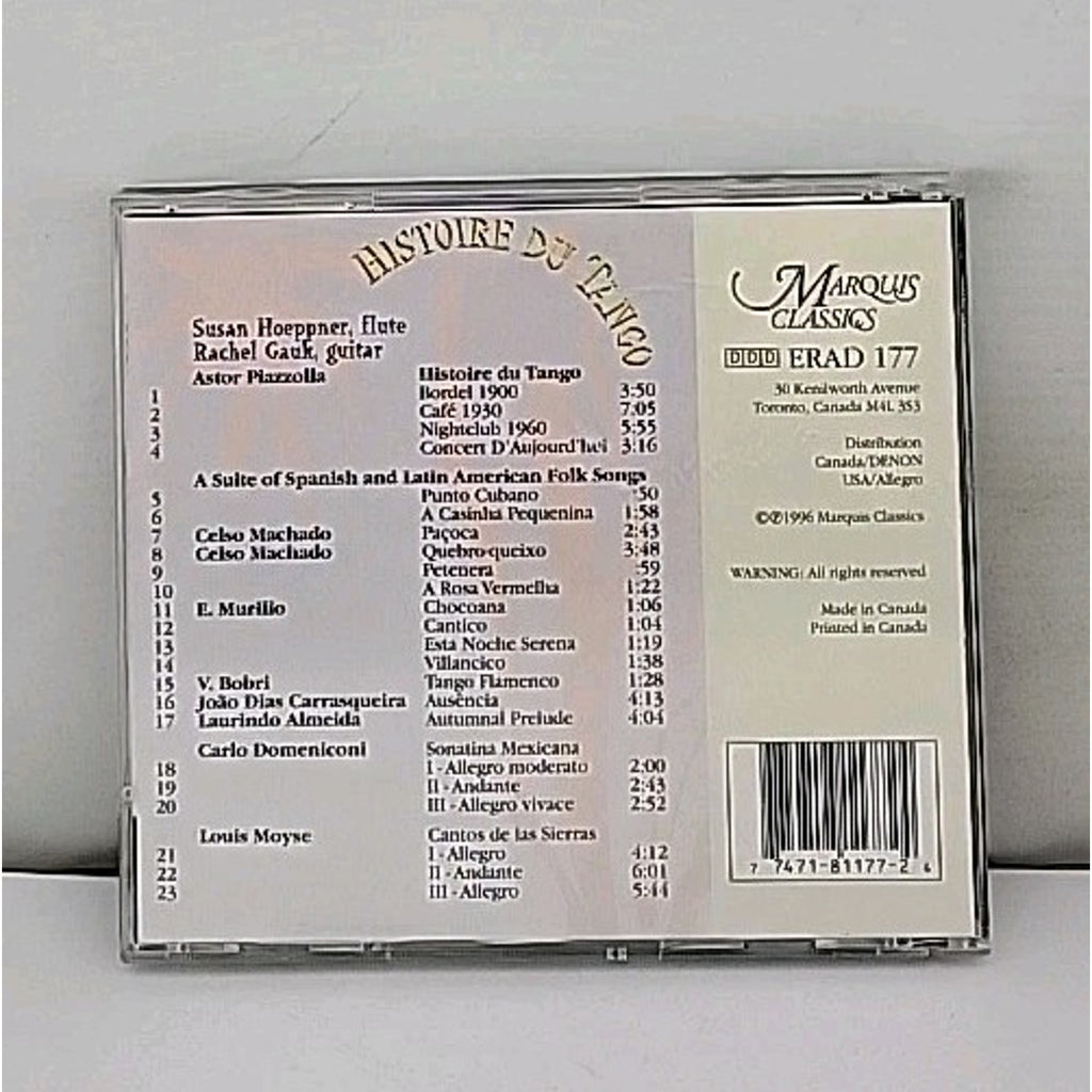 Histoire Du Tango by Hoeppner / Gauk (CD, 1996)