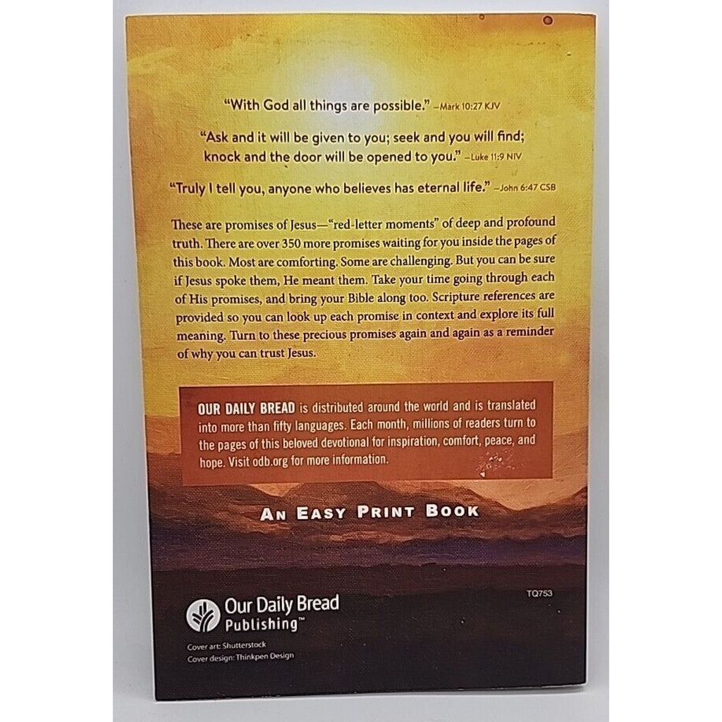 The Promises of Jesus: Bible Verses of Hope and Strength by Mike Nappa