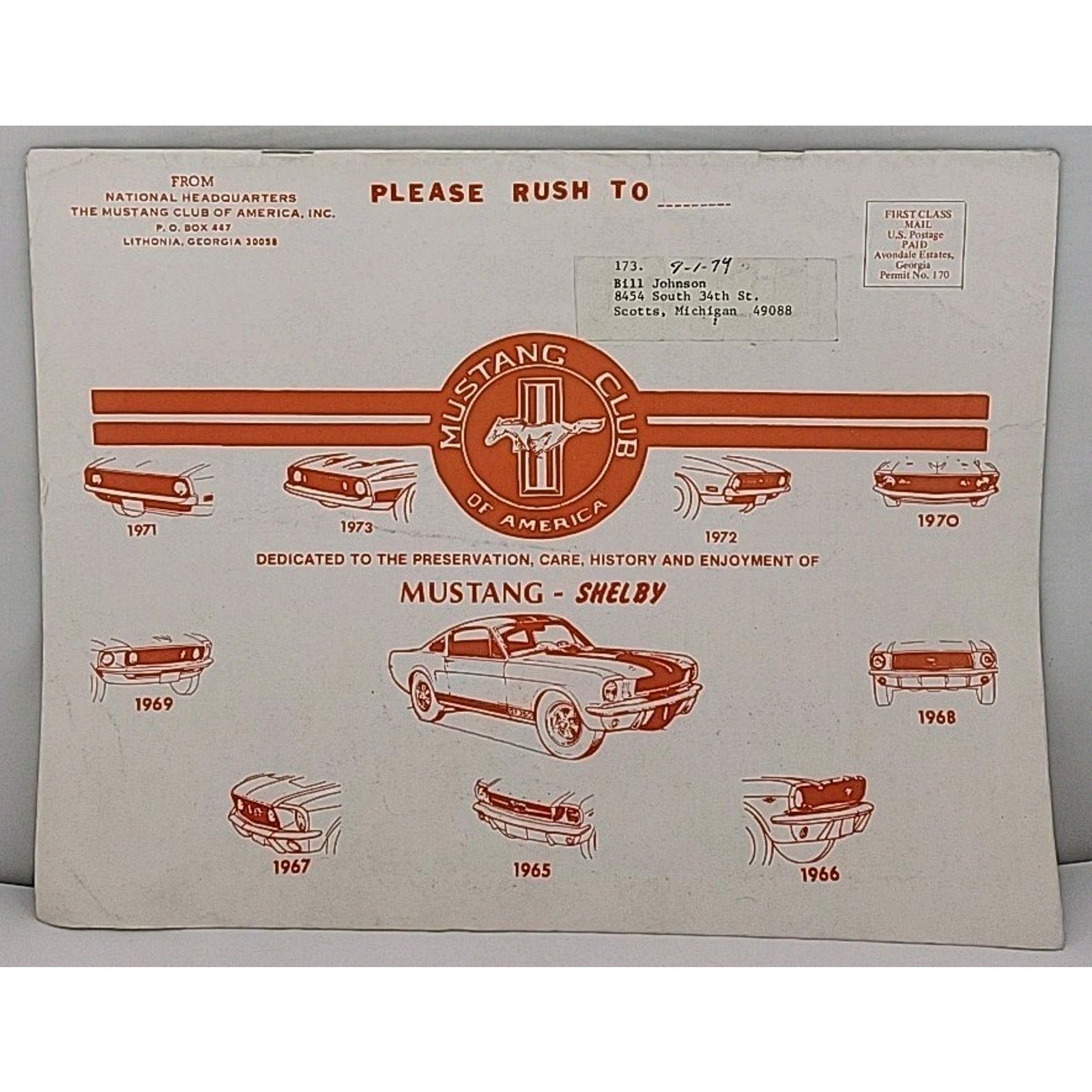 Mustang Times Magazine - Mustang Club Of America - October 1978 - Vol. 2 No. 10