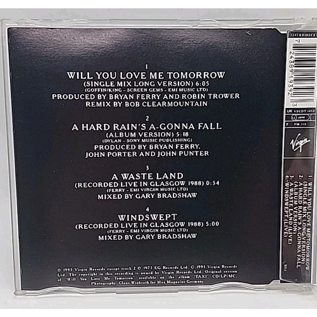Will You Love Me Tomorrow Bryan Ferry (CD)