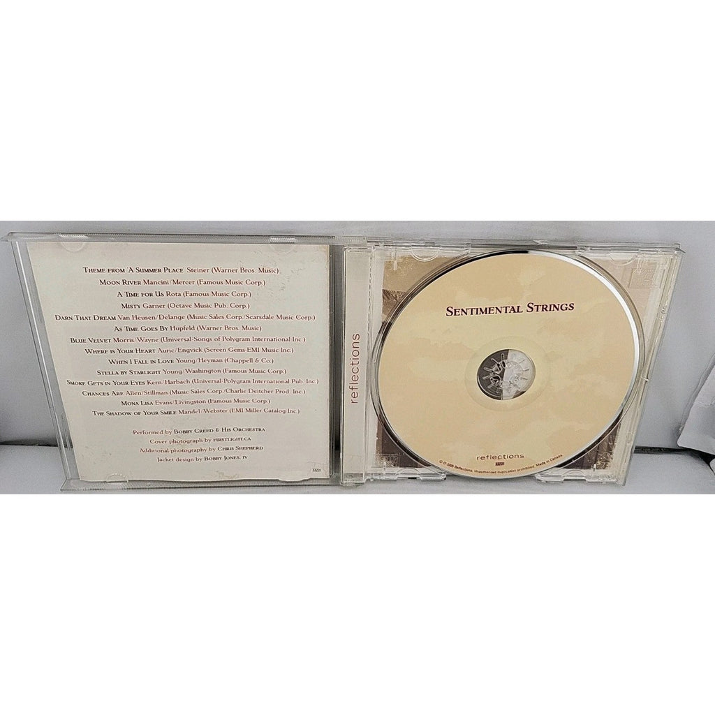 Sentimental Strings by Bobby Creed (CD, 2008, Reflections)