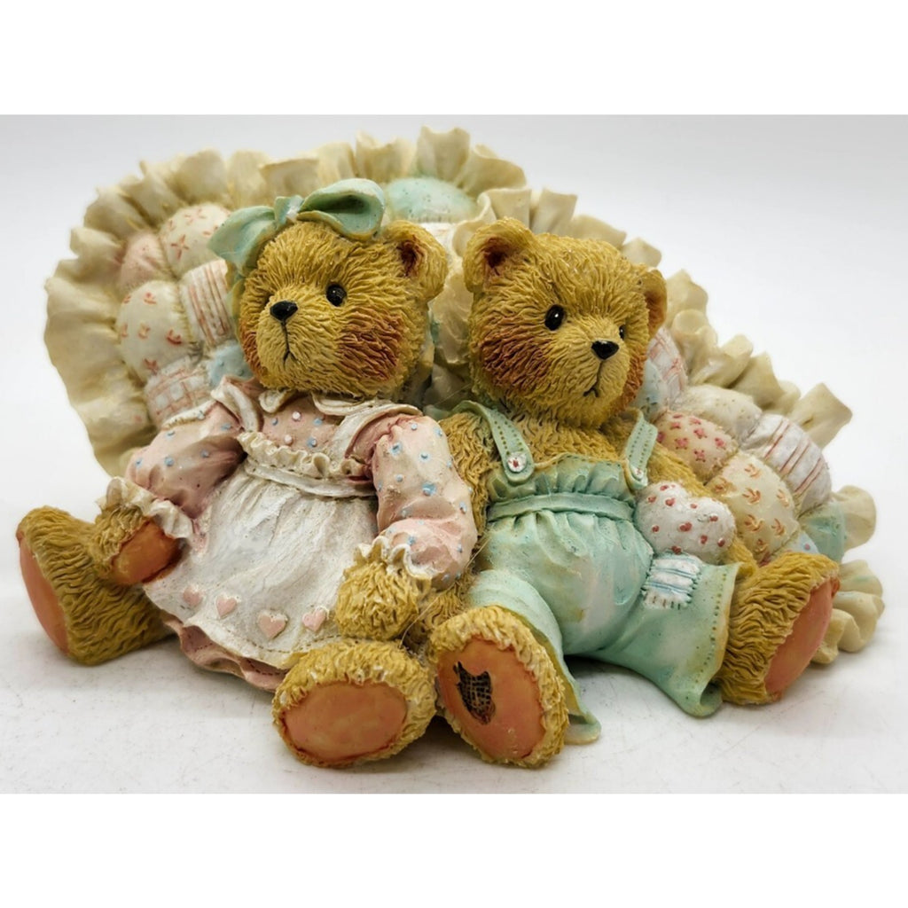 Cherished Teddies 910775 "Michelle and Michael "Friendship Is A Cozy Feeling"