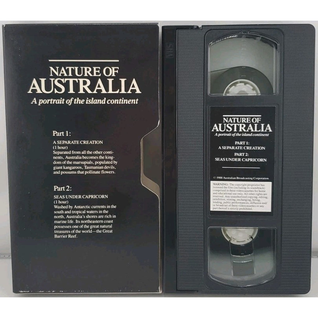 Nature Of Australia A Portrait Of The Island Continent (VHS)