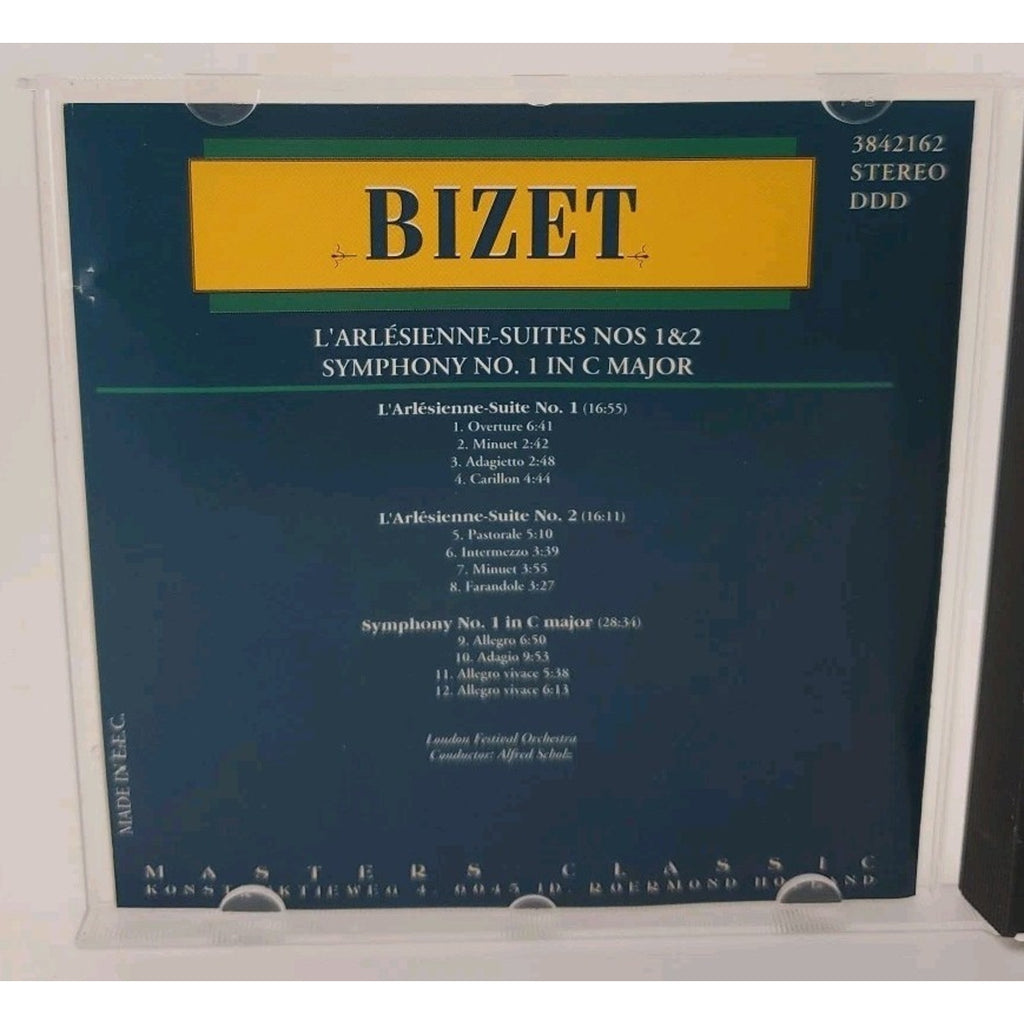 London Festival Orchestra Music CD Covers of Bizet's Suites & Symphony No. 1