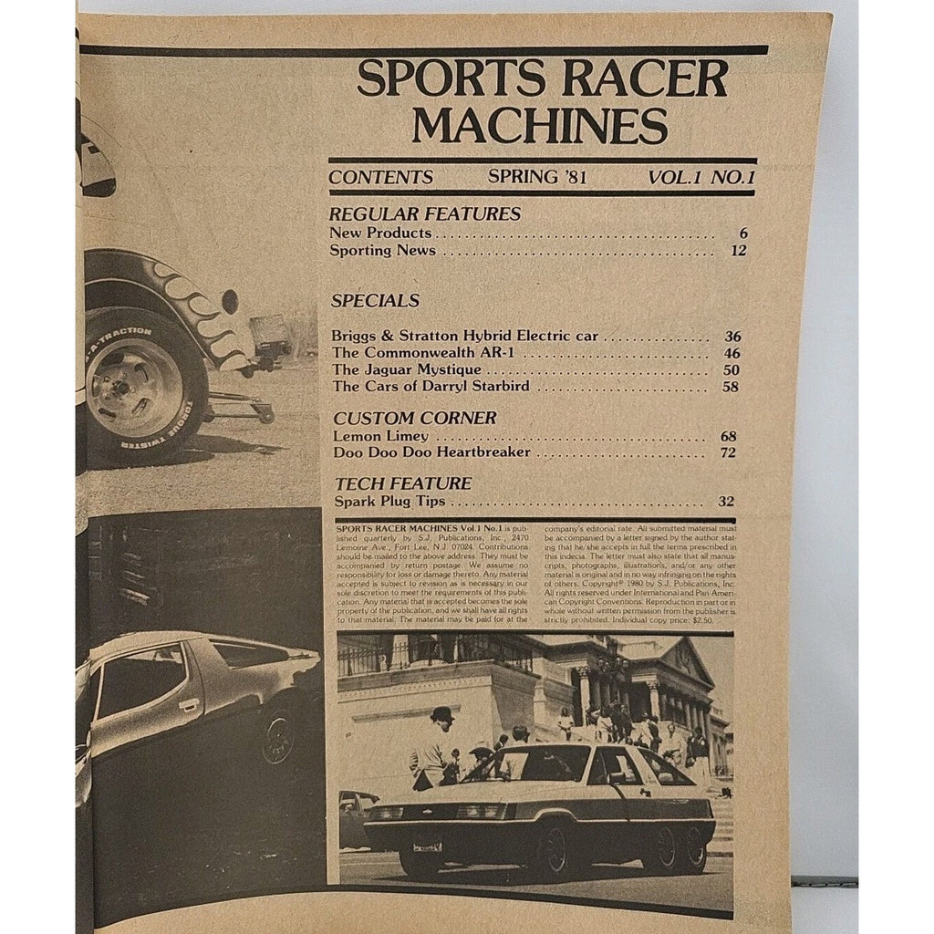 1981 Sports Racer Machines Magazine