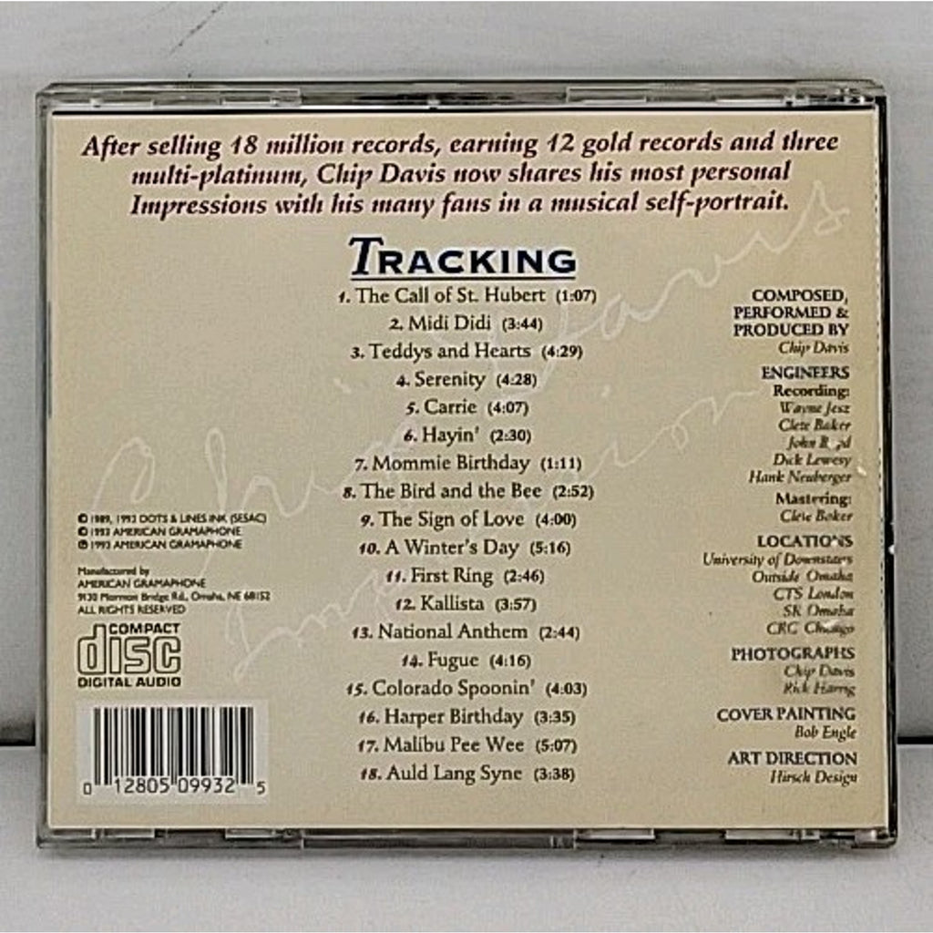 Impressions by Davis, Chip (CD, 1993)