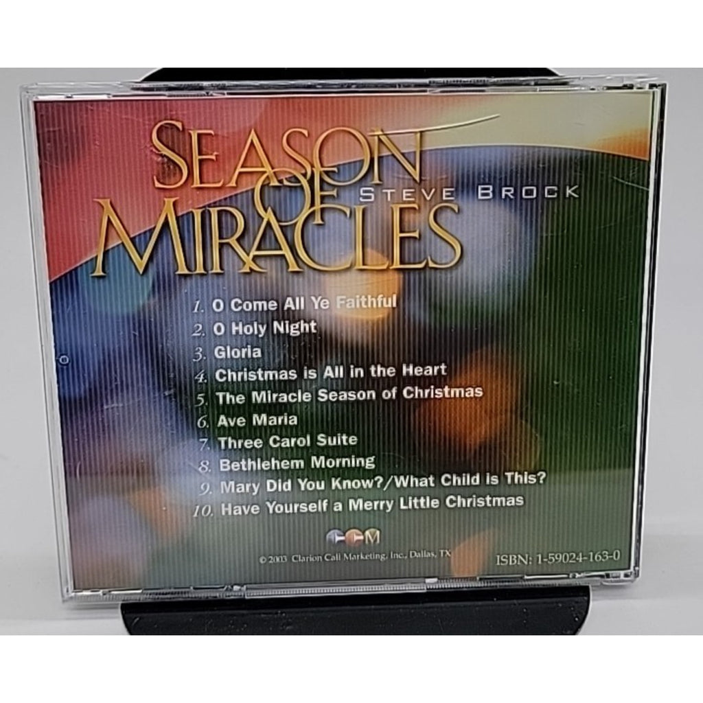 Season Of Miracles - Steve Brock - CD
