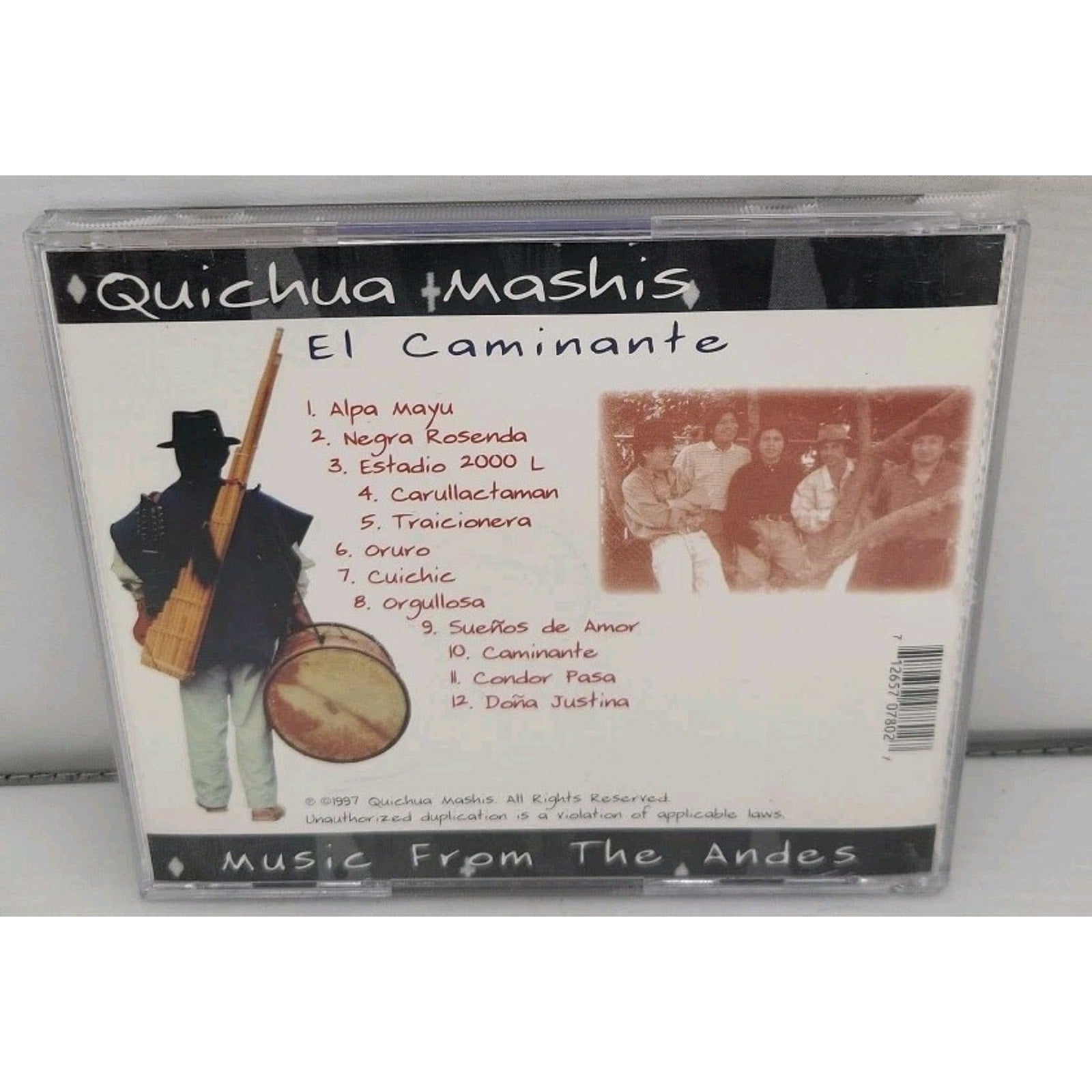 Quichiua Mashis: El Caminante: Music From The Andes (CD, 1997)