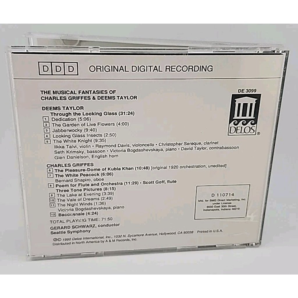 Musical Fantasies of Charles Griffes & Deems Taylor CD Seattle Symphony