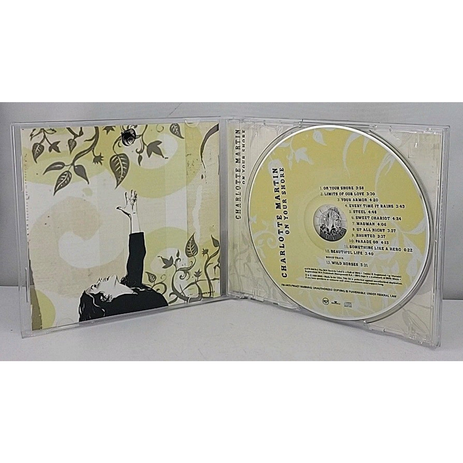 On Your Shore by Martin, Charlotte (CD, 2004)