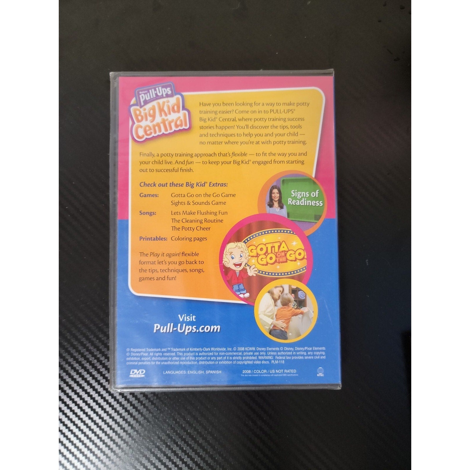 Pull-Ups Big Kid Central: Potty Training Success (DVD) *Brand New*