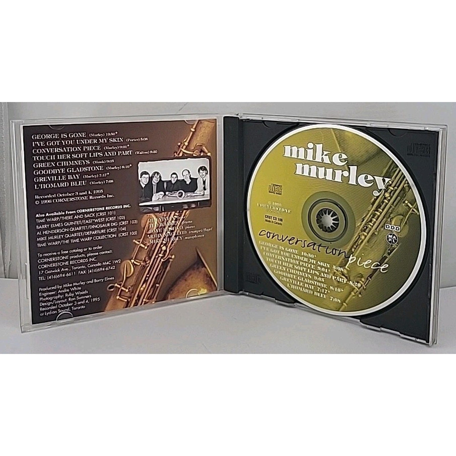 Conversation Piece by Mike Murley (CD, Cornerstone RAS)