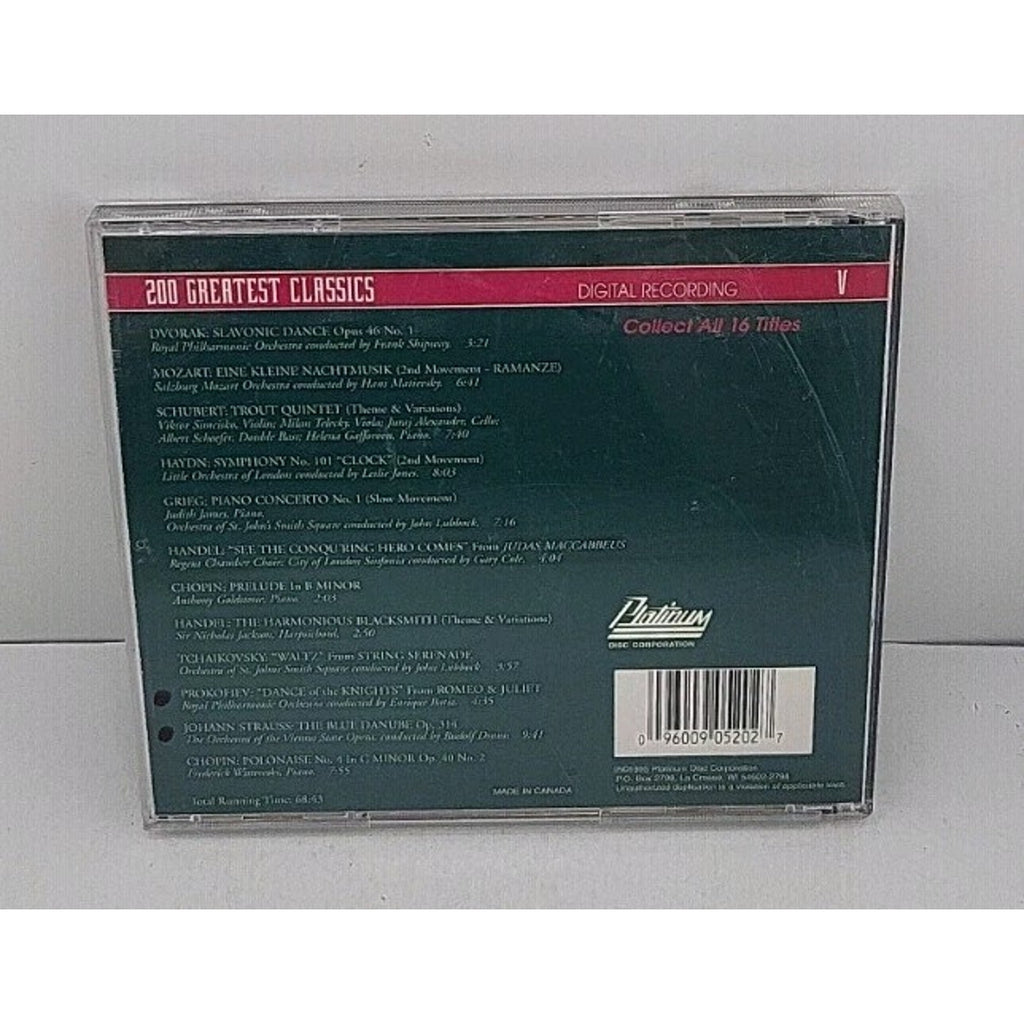 Vol. 5-200 Greatest Classics by Various (CD, 2000)