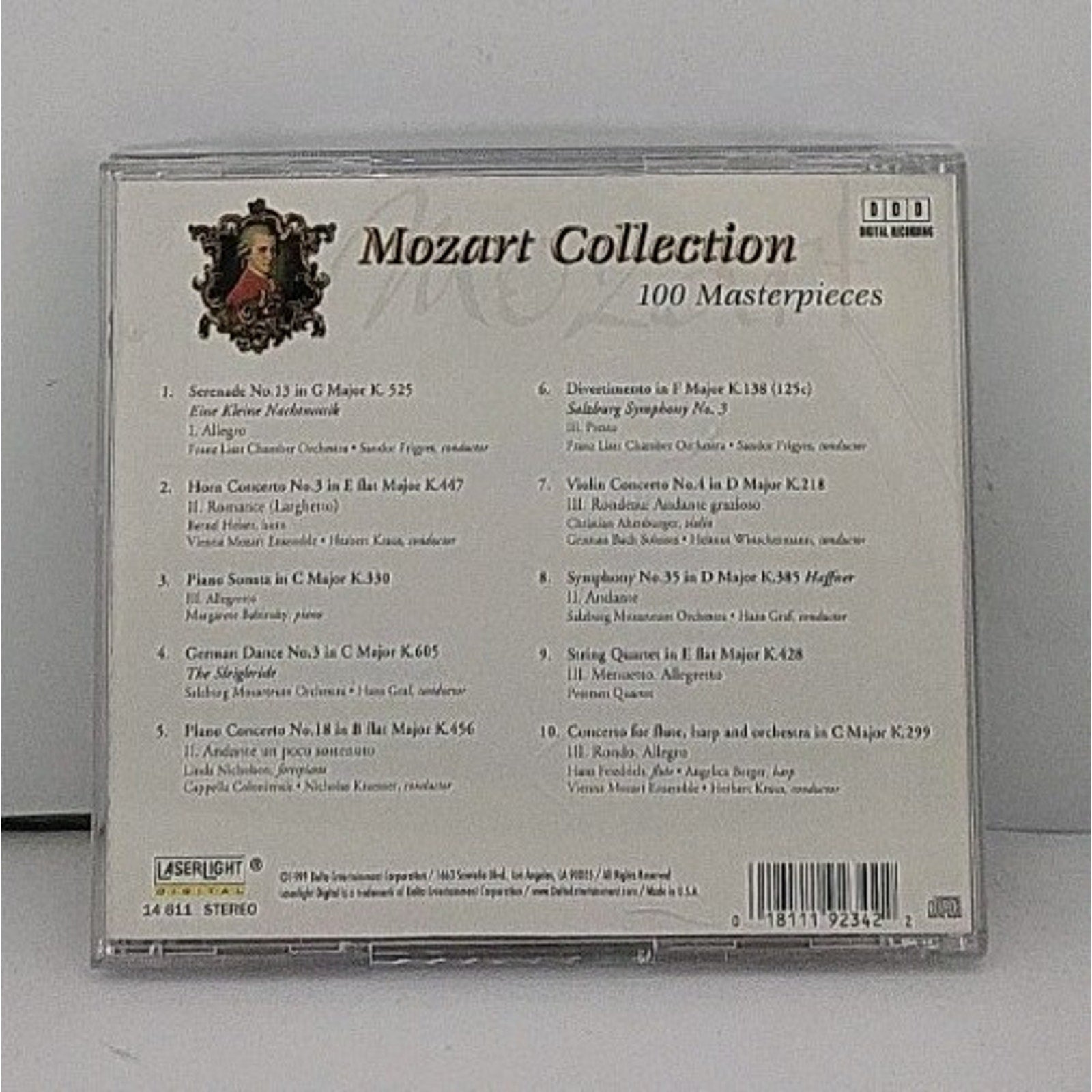 Mozart Collection/Con Hn 3/Sal by W.A. Mozart (CD, 2001)