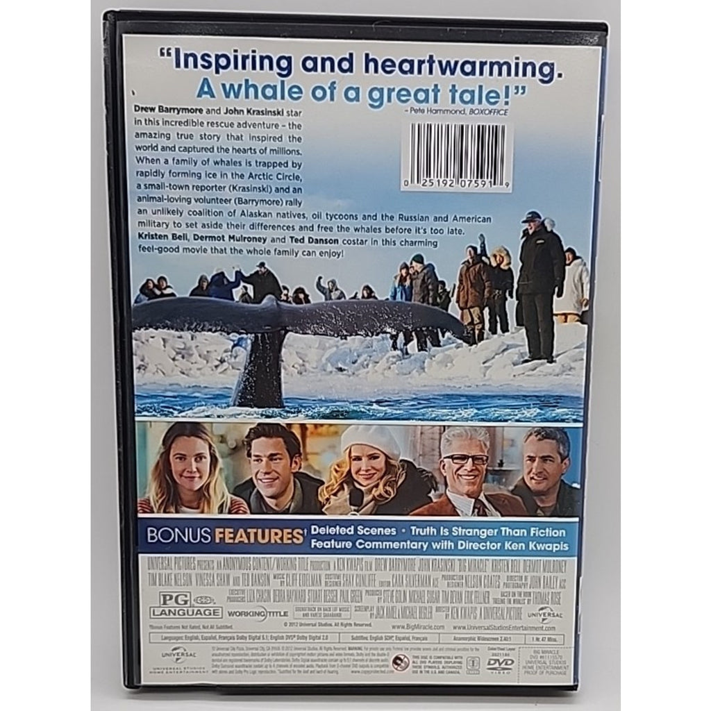 Big Miracle (DVD, 2012)