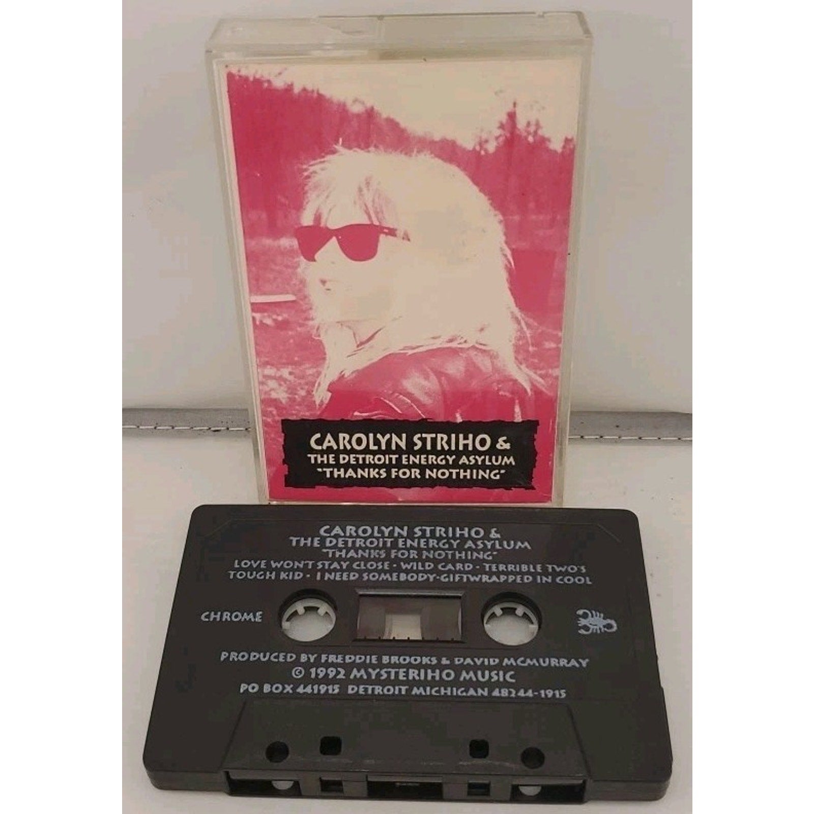 Carolyn Striho & The Detroit Energy Asylum - Thanks For Nothing (Cassette)
