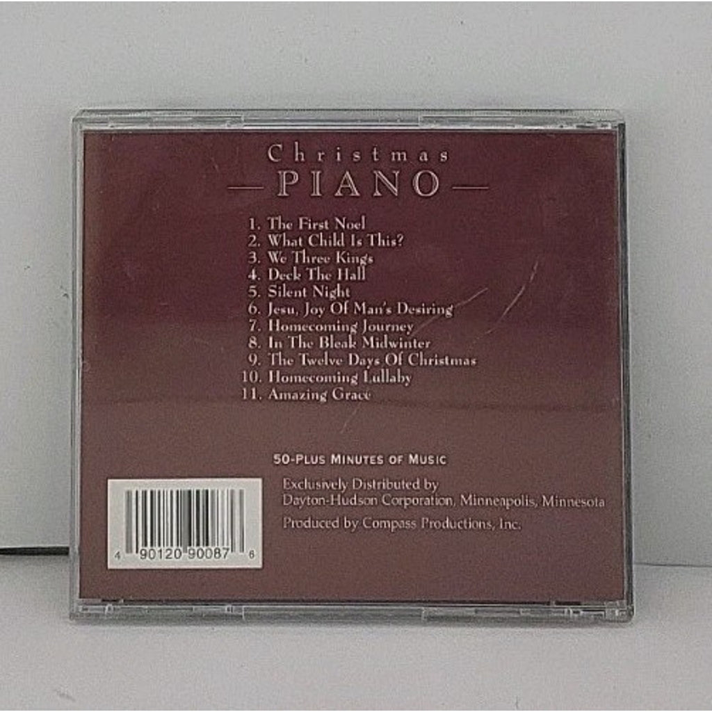 Christmas Piano Traditional Holiday Acoustic Music Carols CD