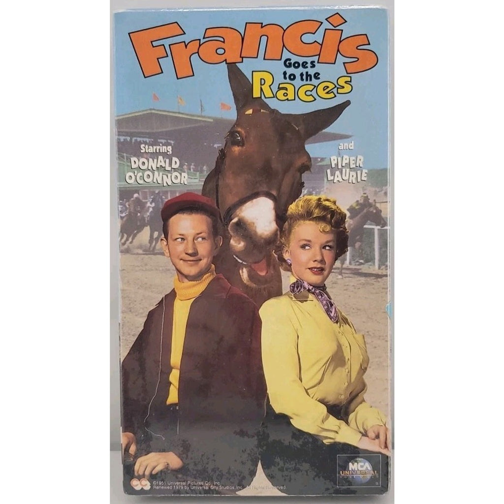 Francis Goes to the Races (VHS, 1994) *Brand New*