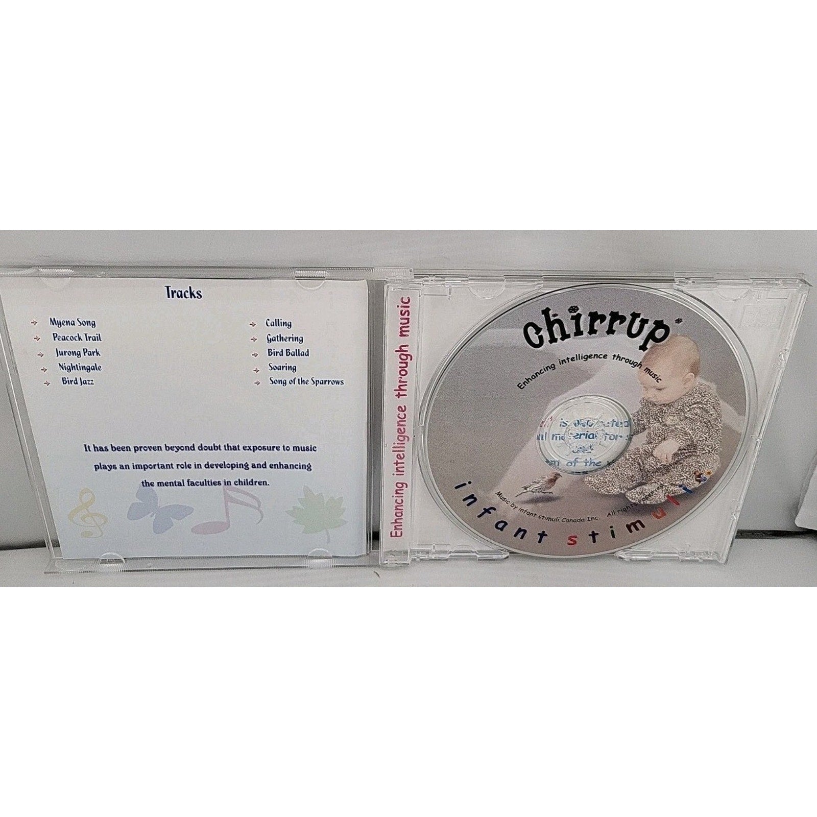 Music Therapy CD Chirrup Bird Songs Collection to Enhancing Baby's Intelligence