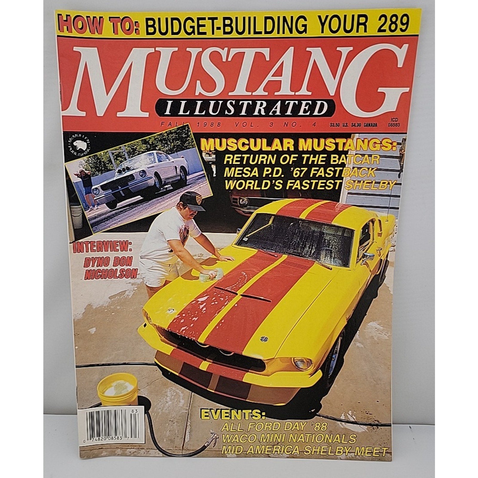 Mustang Illustrated Fall 1988 Vol. 3 No. 4 Magazine