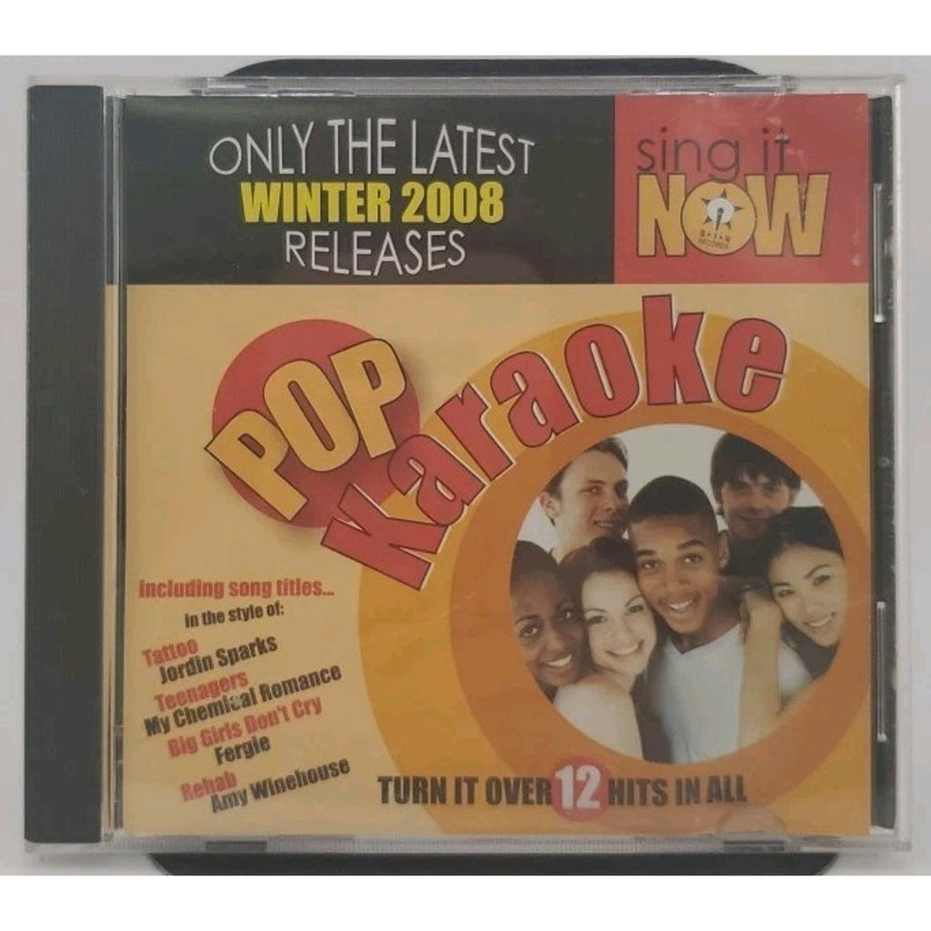 Sing It Now! Winter 2008 Pop Hits Karaoke CD