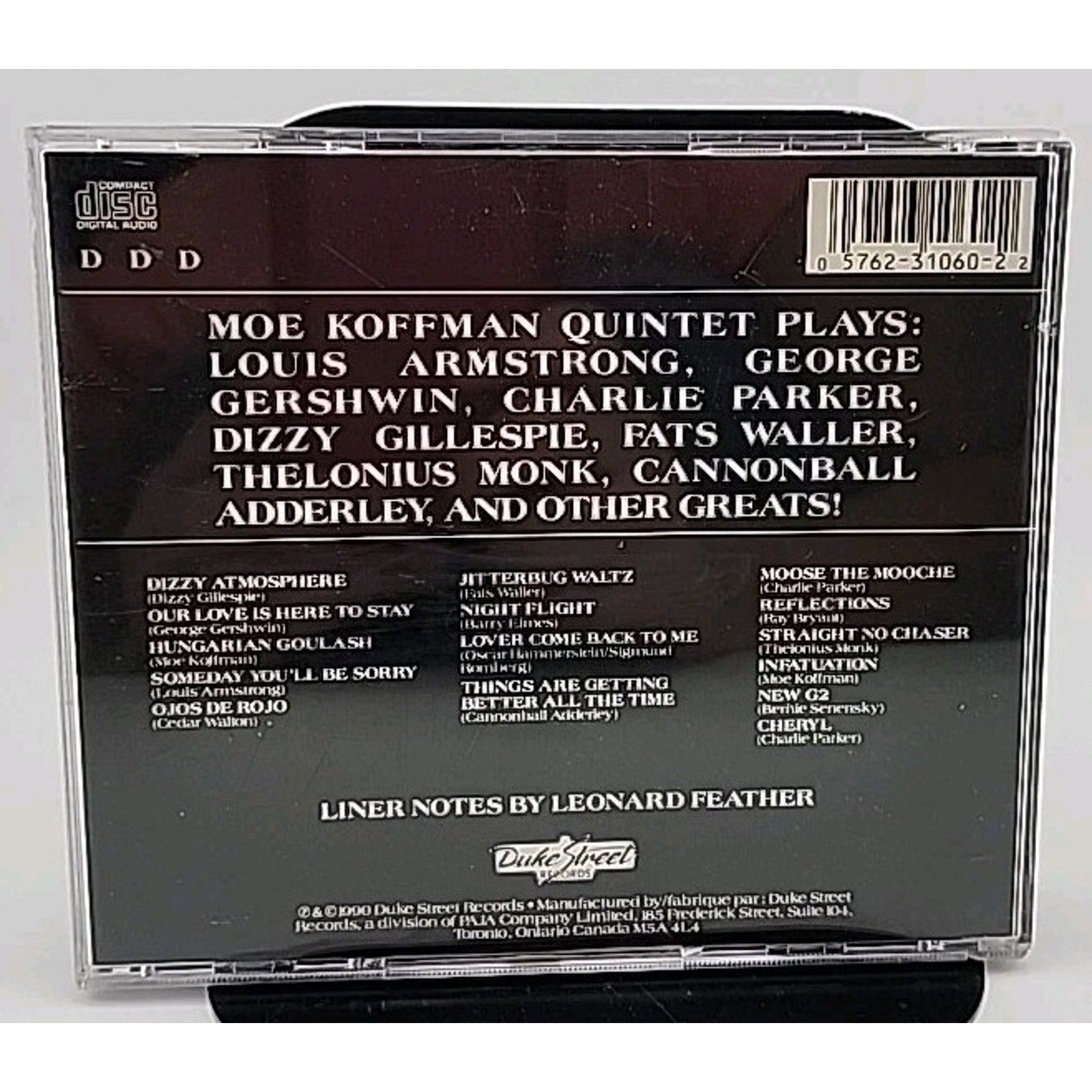 Moe Koffman Quintet Plays (CD)