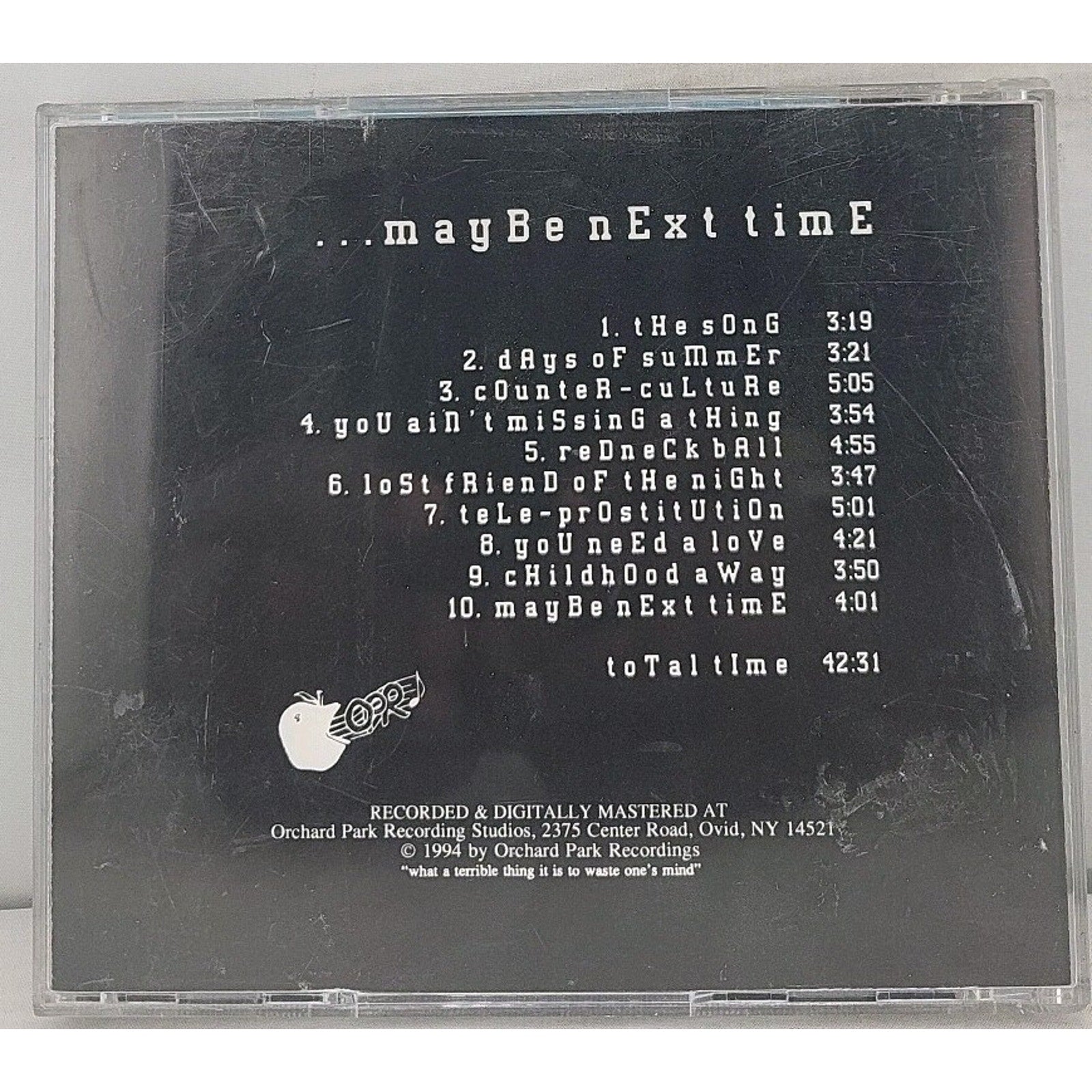 Adams, Scott B - Maybe Next Time CD