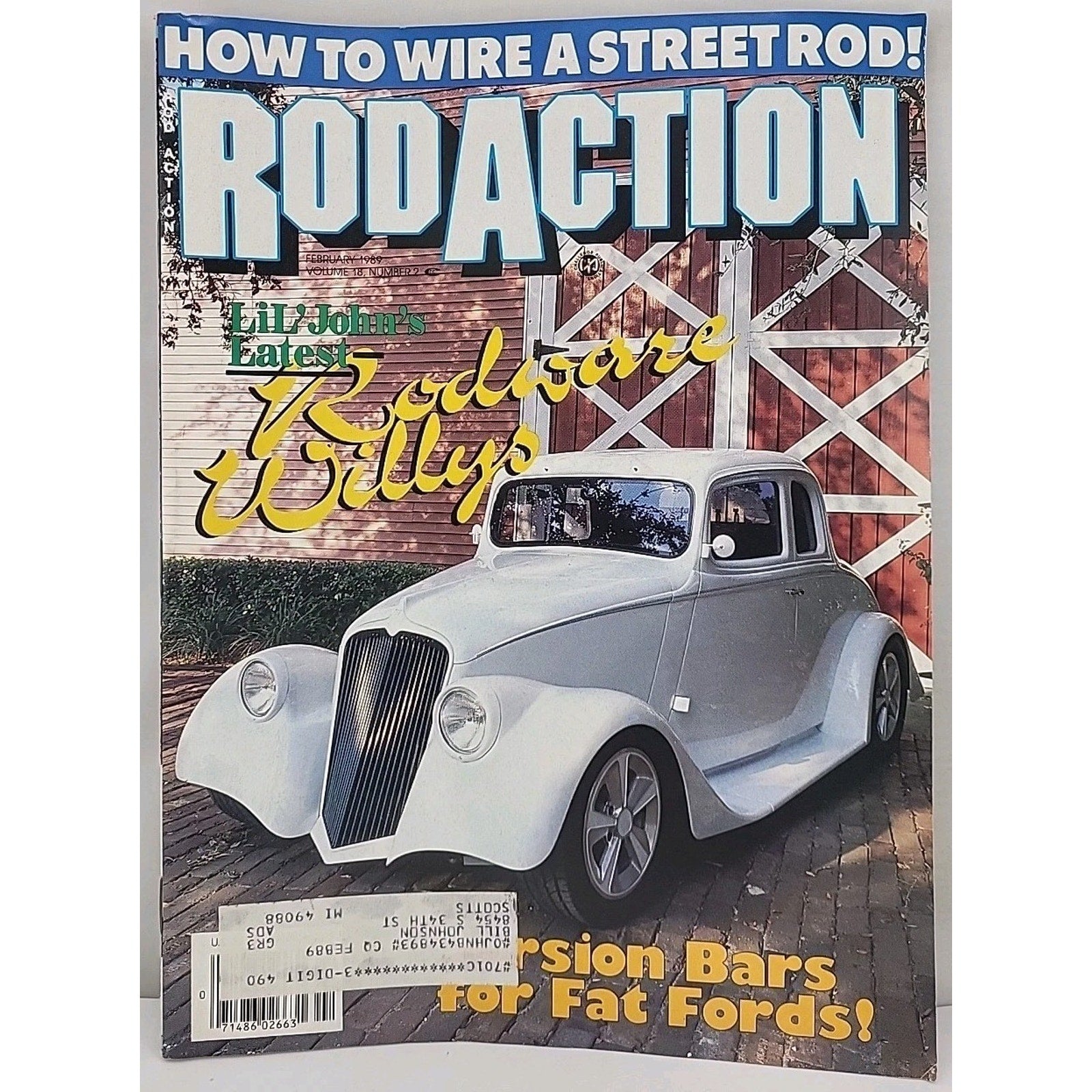 Rod Action Magazine February 1989 Volume 18 Number 2