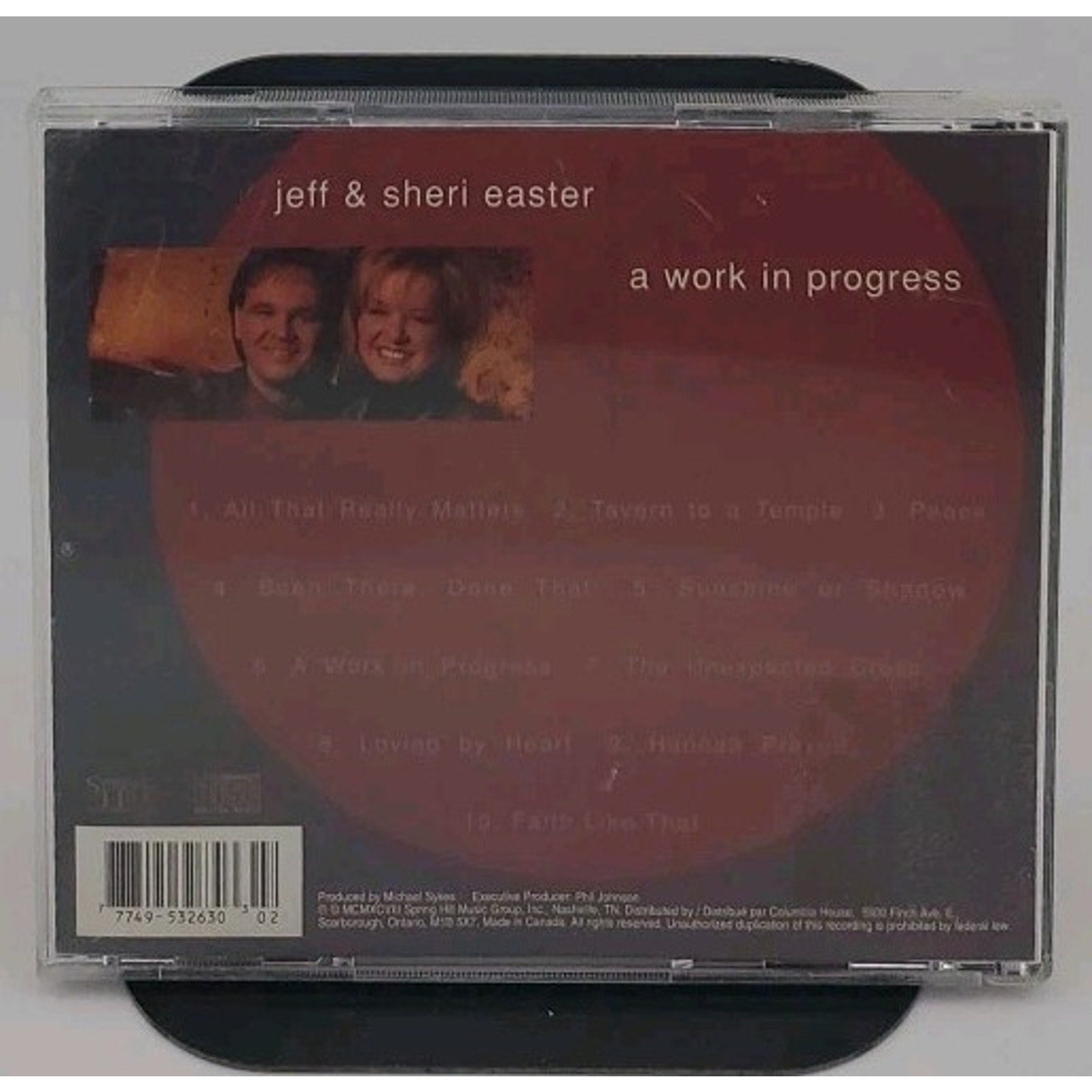 A Work in Progress by Jeff & Sheri Easter (CD)