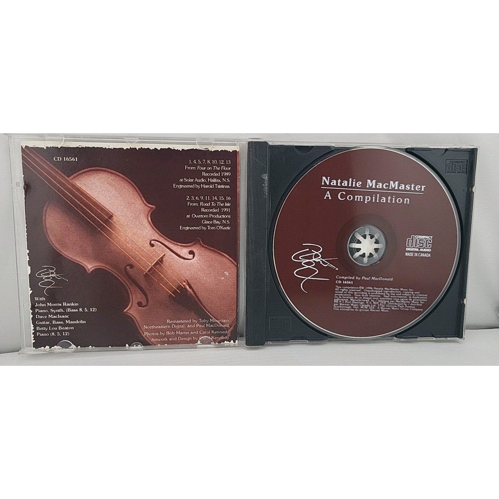 Natalie MacMaster CD a Compilation of Four on the Floor and Road to the Isle