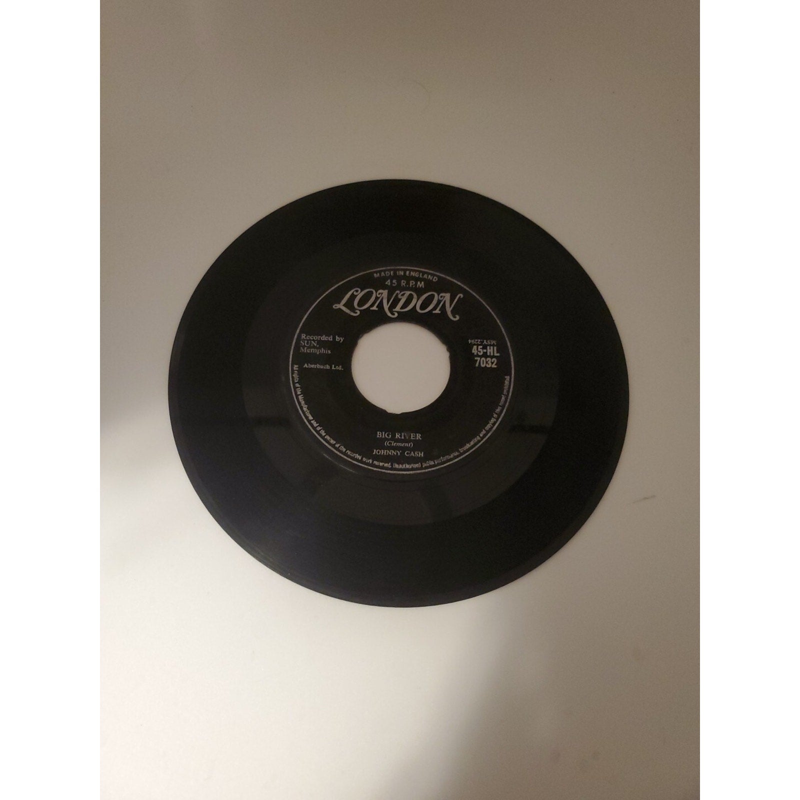 Johnny Cash Big River/ Ballad Of A Teenage Queen (Record)