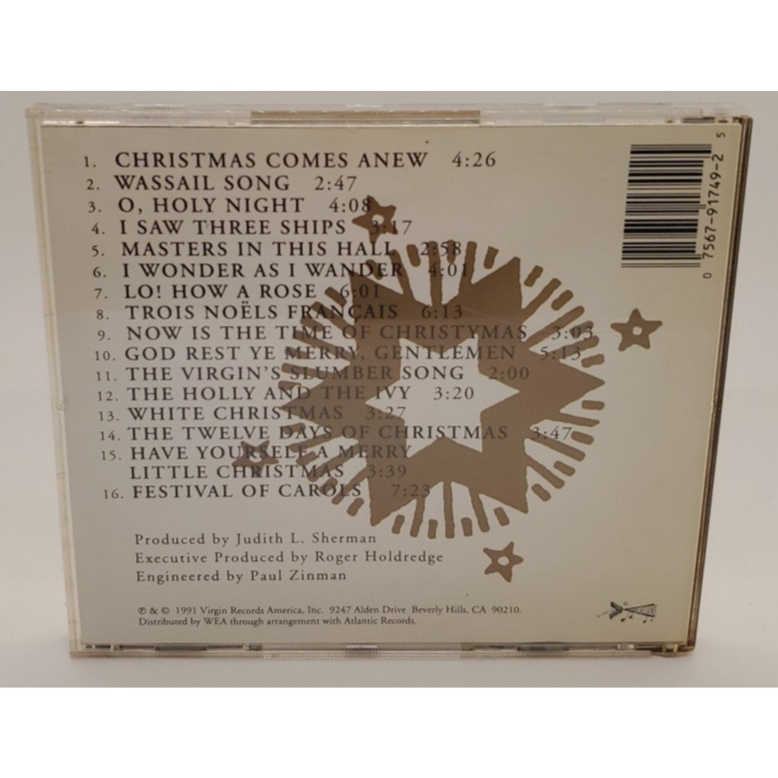 Christmas Comes Anew by New York City Gay Men's Chorus (CD, Sep-1991, Virgin)