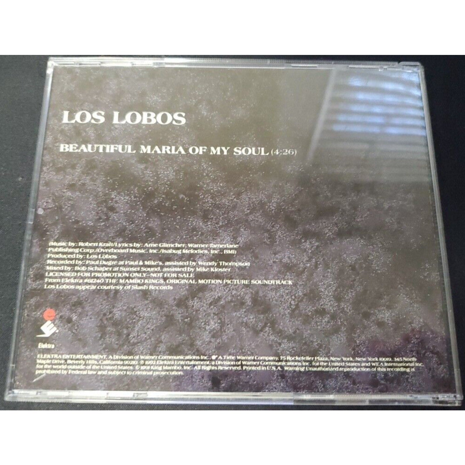 Mambo Kings Los Lobos (CD) - Single