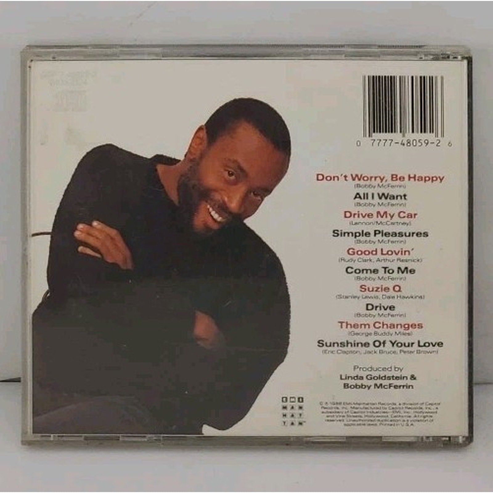 Simple Pleasure by Bobby Mcferrin (CD, 1990)