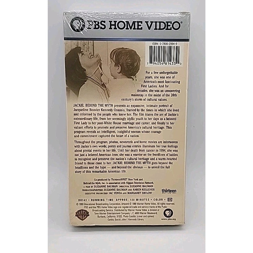 Jackie: Behind the Myth (VHS, 1999) *Brand New*