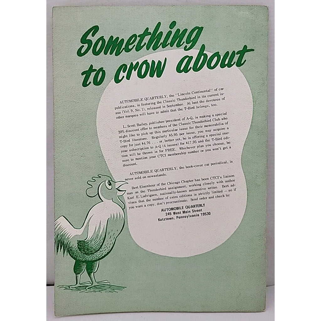The Early Bird Magazine - Third Quarter 1970 - Volume 8 Issue 5 To 7