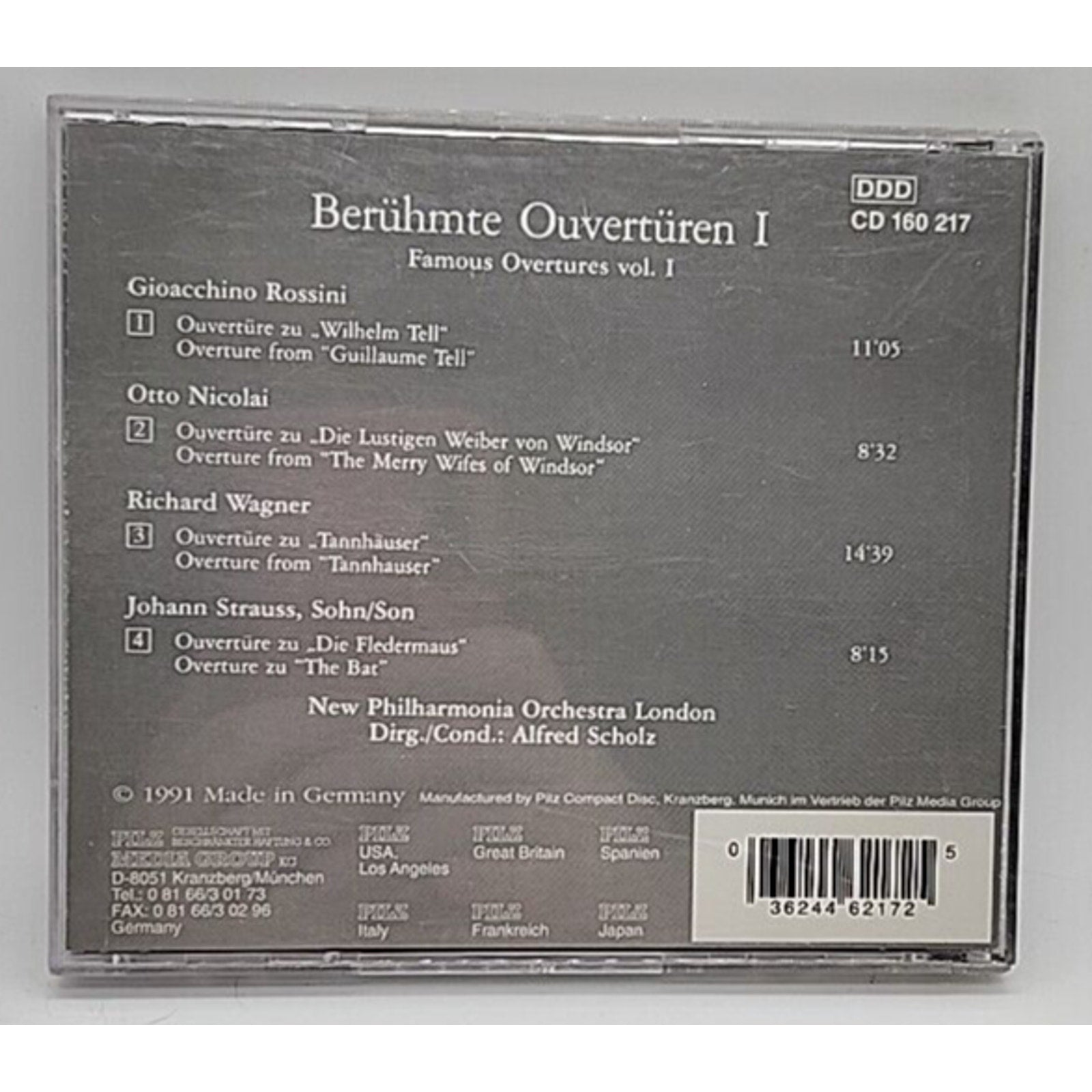 Famous Overtures 1 / William Tell Overture - Vienna Master Series (CD)
