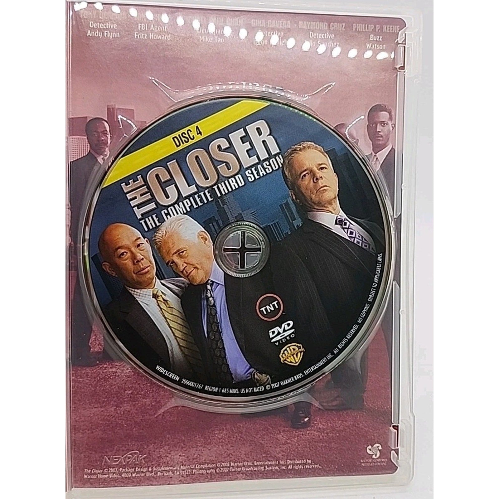 The Closer Season 3 Disc 3-4 (DVD)