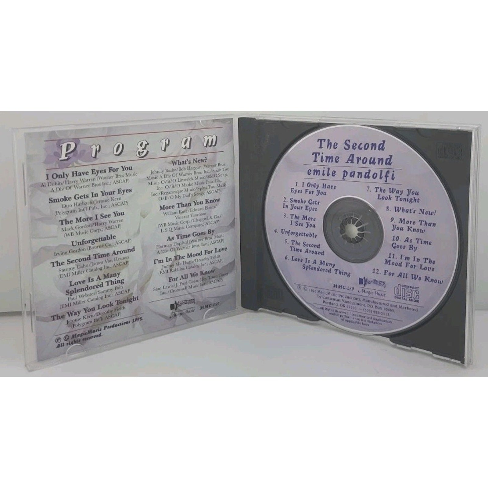 Second Time Around by Emile Pandolfi (CD, 2003)