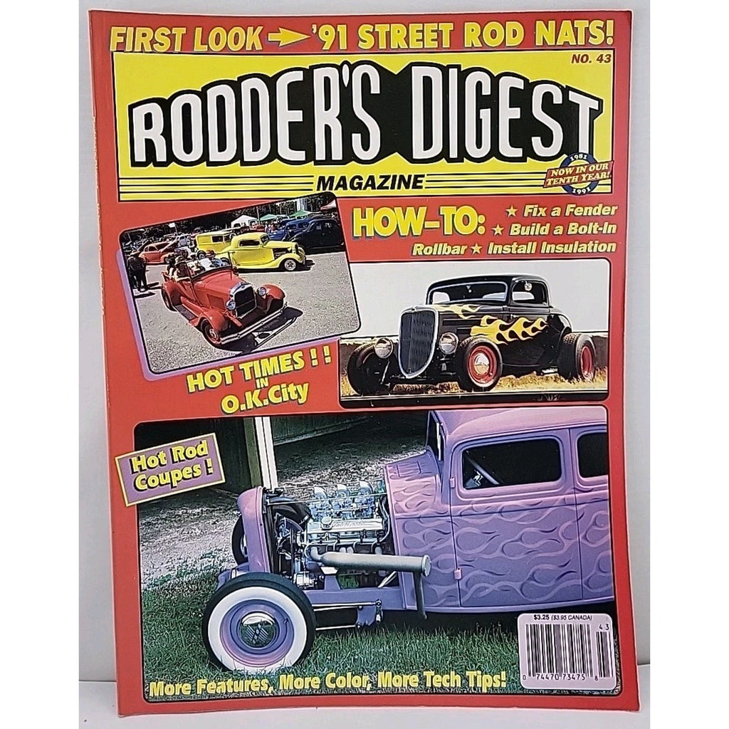 Rodder's Digest Magazine October 1991 Volume 10 Number 43