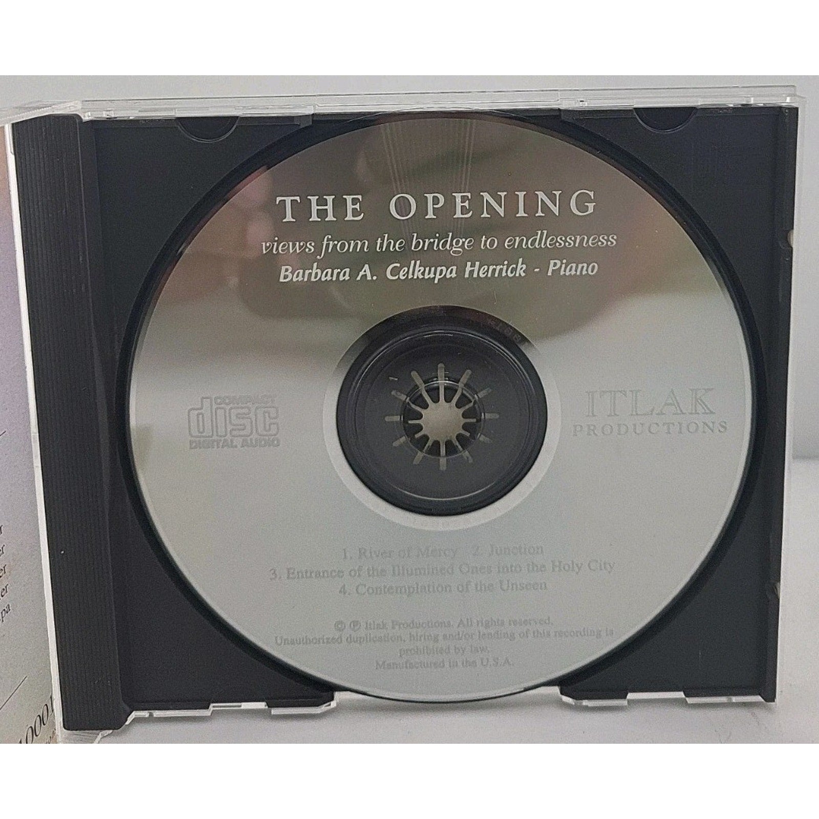 The Opening Views From the Bridge to Endlessness CD Barbara Herrick