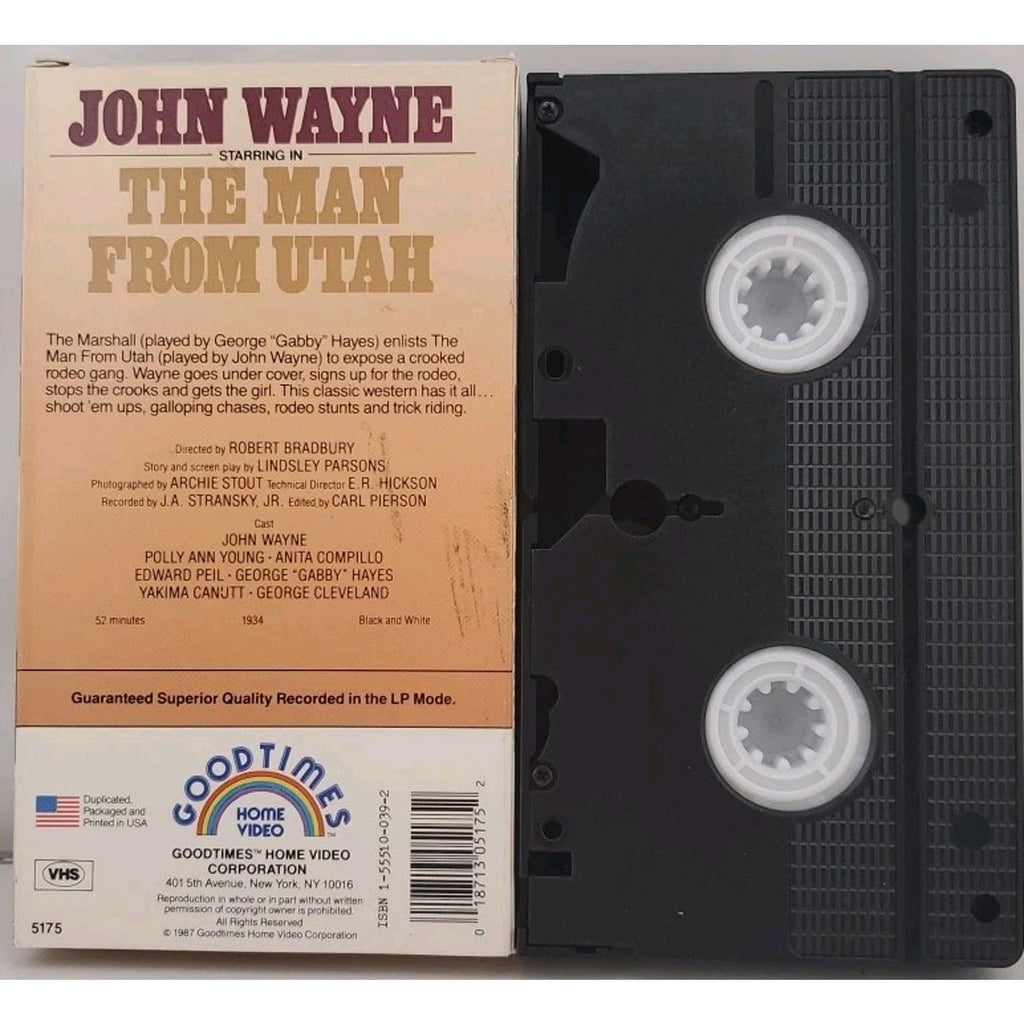 The Man from Utah (VHS, 1934)